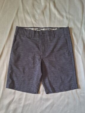 NWT Callaway Mens Golf Shorts Size 32 Gray Textured Performance